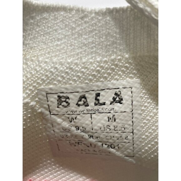Bala Twelves Sneakers FLOW all white Healthcare Athletic Shoes Men 8.5 Women 9.5 - Picture 7 of 7
